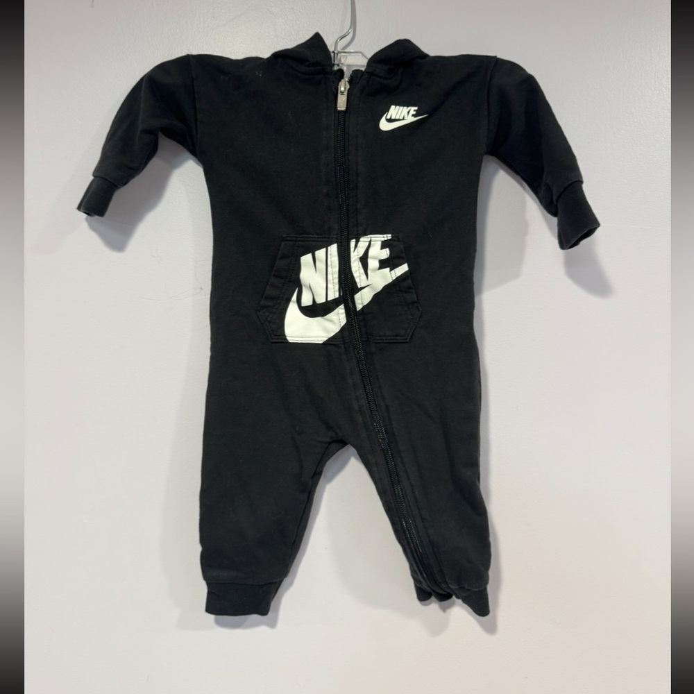 Nike Kids Black Zip-Up Bodysuit